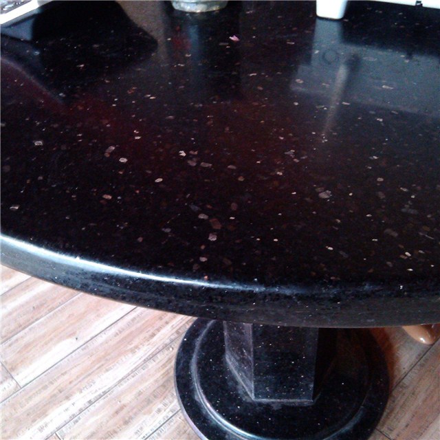 black galaxy granite table